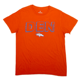FANATICS Denver Broncos Mens T-Shirt Orange USA M