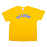 MAJESTIC Mens T-Shirt Yellow XL