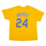 MAJESTIC Mens T-Shirt Yellow XL