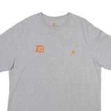 CARHARTT Mens T-Shirt Grey L