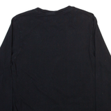 ADIDAS Mens T-Shirt Black Long Sleeve M