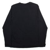 ADIDAS Mens T-Shirt Black Long Sleeve M