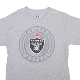 NFL Las Vegas Raiders Mens T-Shirt Grey USA M