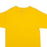 CHAMPION Mens T-Shirt Yellow M