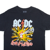 Ac/dc Mens Band T-Shirt Black L