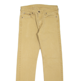 LEVI'S 513 Jeans Mens Beige Slim Straight W30 L32