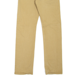 LEVI'S 513 Jeans Mens Beige Slim Straight W30 L32