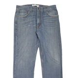 LEVI'S 505 Jeans Mens Blue Regular Straight Stone Wash W38 L34