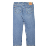 LEVI'S 505 Jeans Mens Blue Regular Straight Stone Wash W38 L30