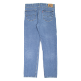 LEVI'S 505 Jeans Mens Blue Regular Straight Stone Wash W38 L34