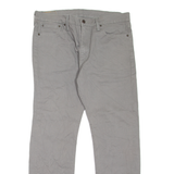 LEVI'S 513 Jeans Mens Grey Slim Straight W36 L30