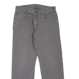LEVI'S 514 Jeans Mens Grey Slim Straight W33 L28