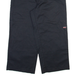 DICKIES Mens Trousers Black Regular Straight W36 L25