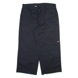 DICKIES Mens Trousers Black Regular Straight W36 L25