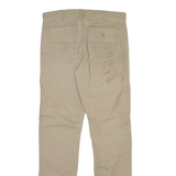 CARHARTT Mens Trousers Beige Relaxed Straight W34 L36