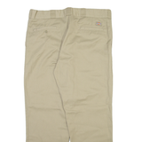 DICKIES 874 Workwear Mens Trousers Beige Regular Straight W38 L29