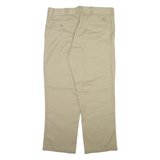 DICKIES 874 Workwear Mens Trousers Beige Regular Straight W38 L29