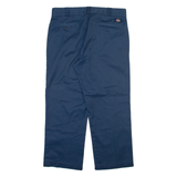 DICKIES 874 Workwear Mens Trousers Blue Regular Straight W34 L26