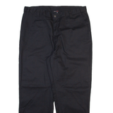 DICKIES Mens Trousers Black Regular Straight W40 L30