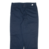 DICKIES Mens Trousers Blue Regular Straight W39 L33