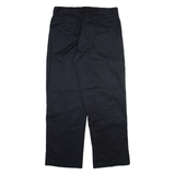 DICKIES Mens Trousers Black Loose Straight W36 L31