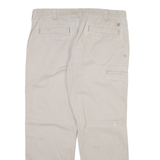 CARHARTT Mens Trousers Beige Relaxed Straight W38 L30