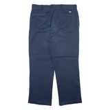 DICKIES 874 Workwear Mens Trousers Blue Regular Straight W36 L30
