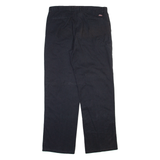 DICKIES Mens Trousers Grey Regular Straight W36 L31
