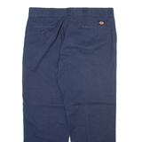DICKIES 874 Workwear Mens Trousers Blue Regular Straight W36 L27