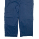 DICKIES Mens Trousers Blue Regular Straight W38 L24