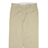 DICKIES Mens Trousers Beige Regular Straight W34 L28