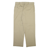 DICKIES Mens Trousers Beige Regular Straight W34 L28
