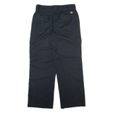 DICKIES Cargo Mens Trousers Black Relaxed Straight W30 L28