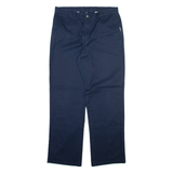 DICKIES Mens Trousers Blue Regular Straight W34 L31