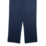 DICKIES Mens Trousers Blue Regular Straight W34 L31