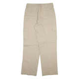 DICKIES Cargo Mens Trousers Beige Regular Straight W34 L34
