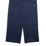 DICKIES Mens Trousers Blue Loose Straight W34 L30