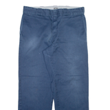DICKIES 874 Workwear Mens Trousers Blue Regular Straight W36 L30