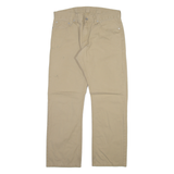 LEVI'S 514 Mens Trousers Beige Slim Straight W34 L30