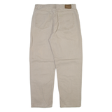 CALVIN KLEIN JEANS Mens Trousers Beige Relaxed Straight W32 L28