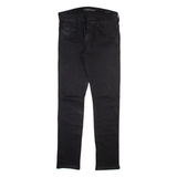 GUESS Mens Trousers Black Slim Skinny W32 L32