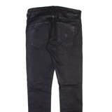 GUESS Mens Trousers Black Slim Skinny W32 L32