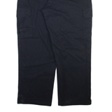 DICKIES Cargo Mens Trousers Black Relaxed Straight W40 L30