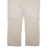 CARHARTT Carpenter Mens Trousers Beige Relaxed Straight W38 L30