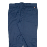 DICKIES 874 Workwear Mens Trousers Blue Regular Straight W42 L30