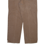 DICKIES Mens Trousers Brown Regular Straight W36 L30