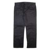 GUESS Mens Trousers Black Regular Straight W38 L30