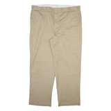 DICKIES 874 Workwear Mens Trousers Beige Regular Straight W46 L32