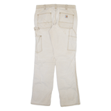 CARHARTT Womens Trousers Beige Regular Straight W30 L30