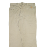 DICKIES 874 Workwear Mens Trousers Beige Regular Straight W38 L32